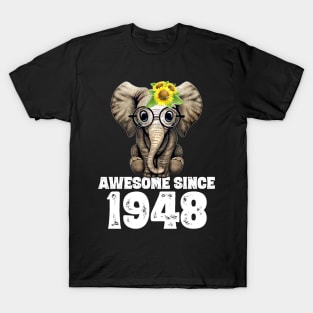 Awesome since 1949 71 Years Old Bday Gift 71th Birthday T-Shirt